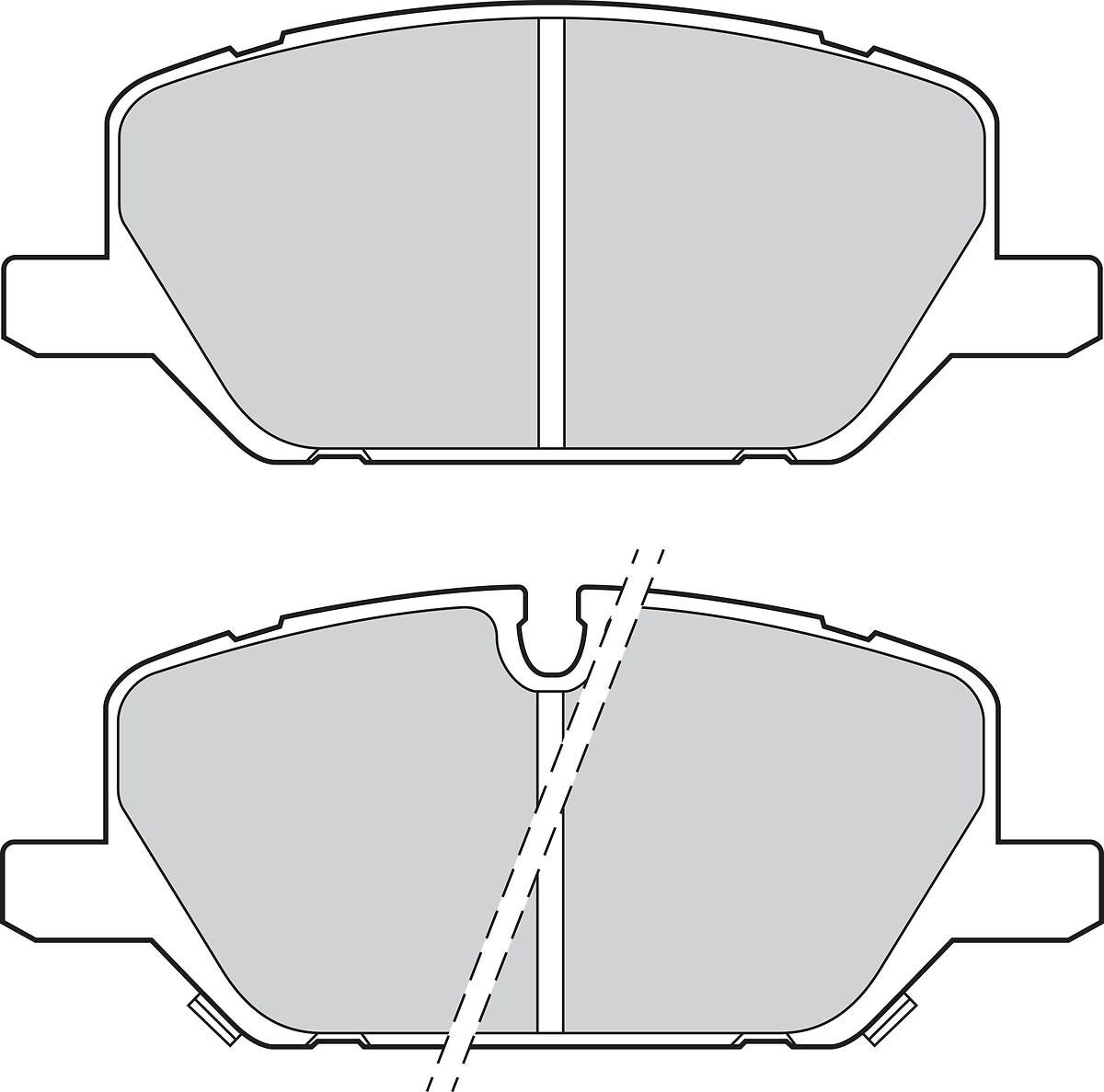 Jeu de 4 plaquettes de frein VALEO ref. 302932